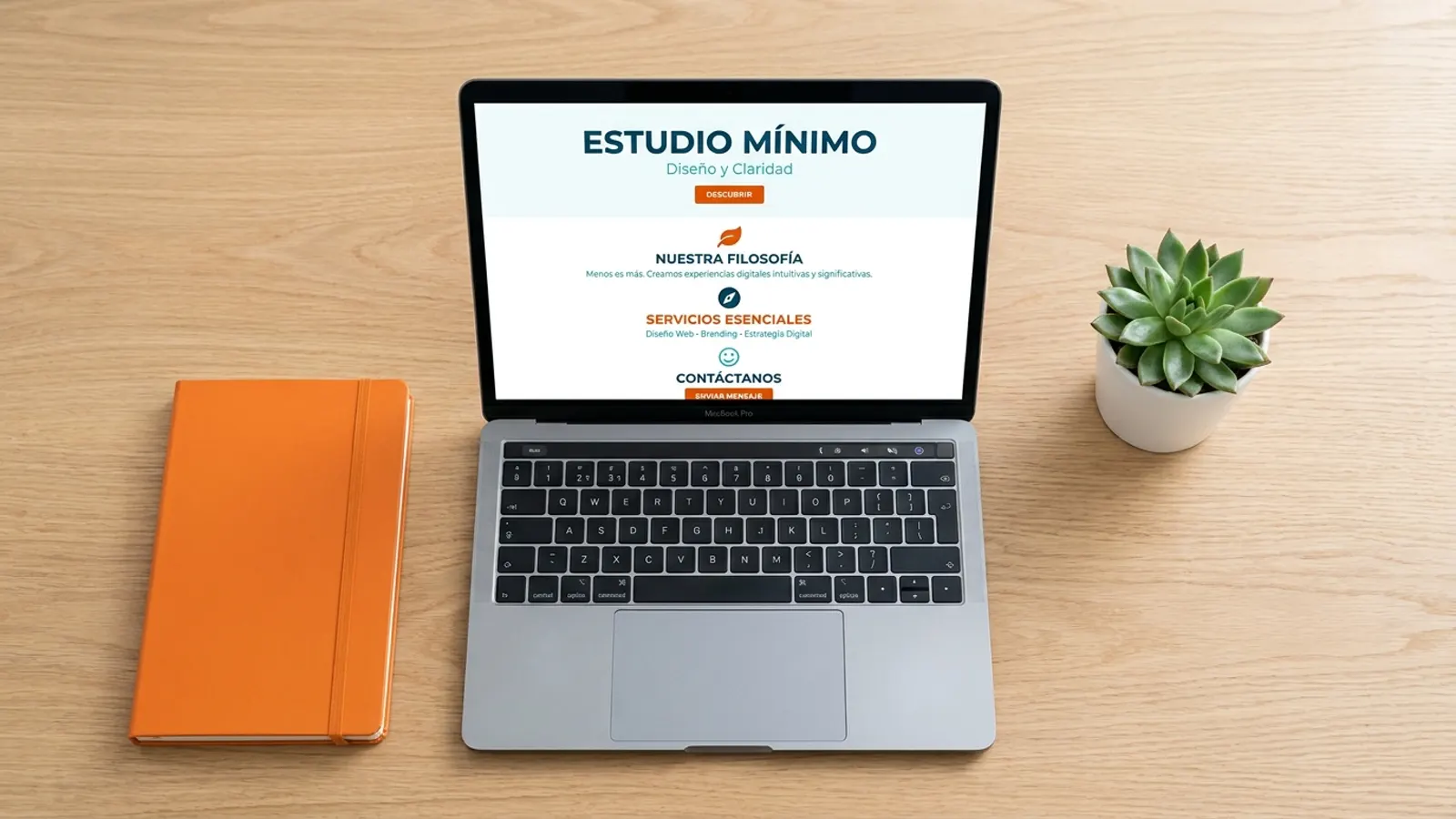 Minimalismo anti-Wix: web con 4 a 5 secciones máximo y propósito de conversión claro