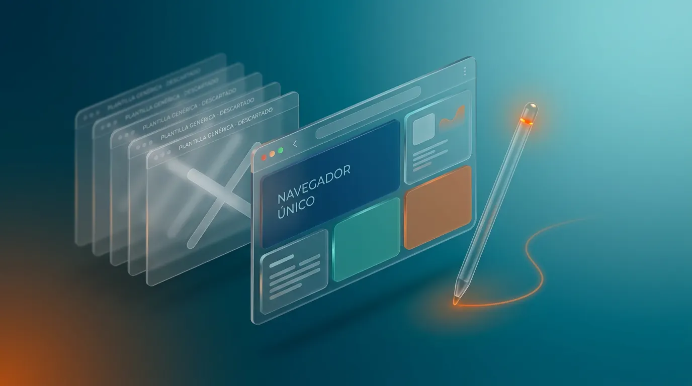 Diseño de landing page a medida, sin usar plantillas genéricas